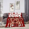 Anime C-Comics S-Slam D-Dunk Blanket Skin friendly comfort warm soft plush blanket suitable sofa living room office bedroom 4