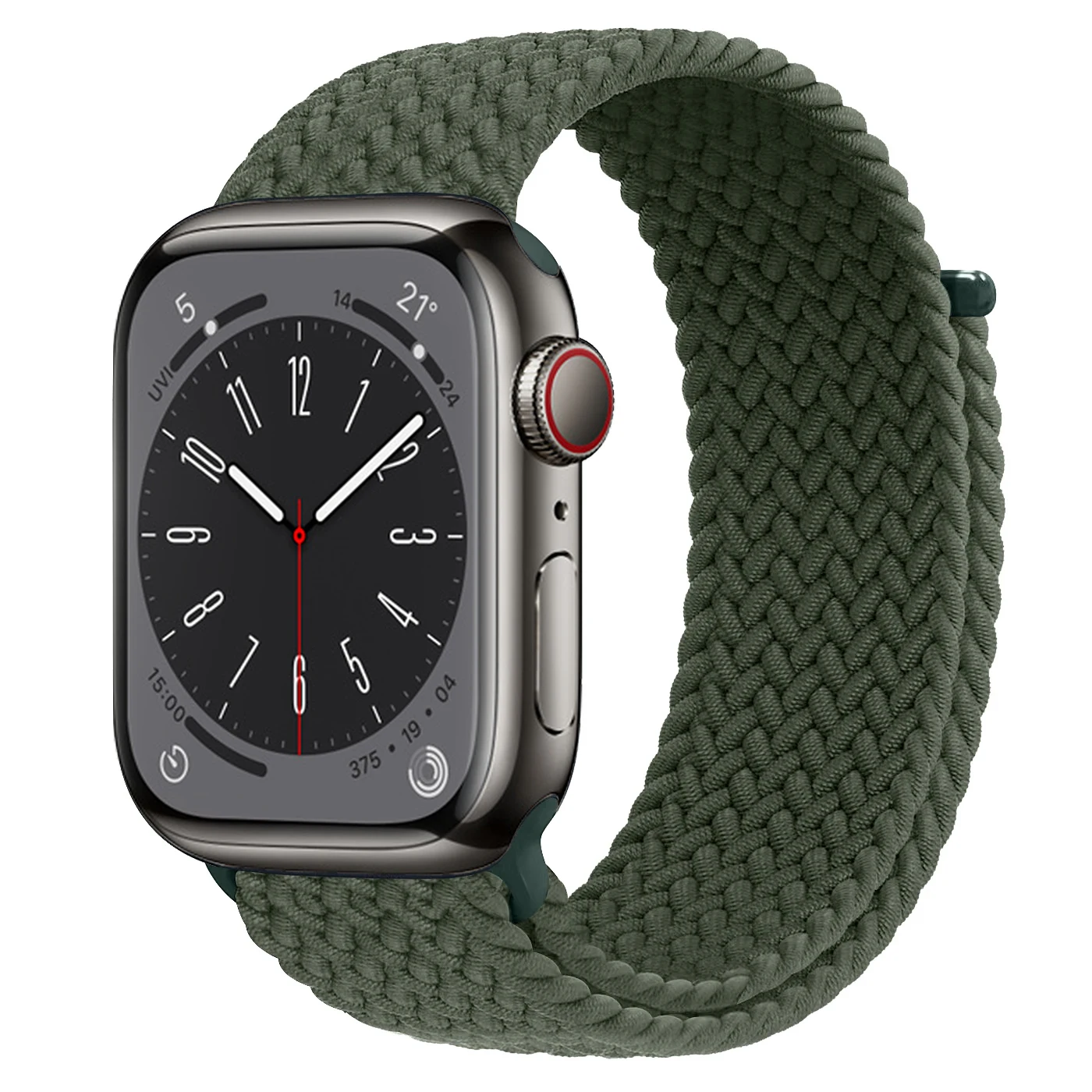 Braided Solo Loop Apple Watch Band - Stylish and Comfortable Bracelet Strap