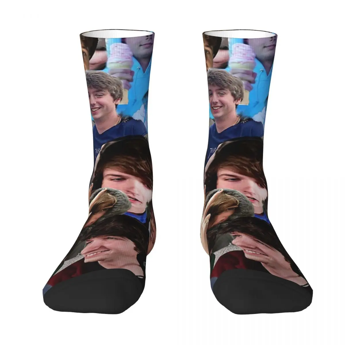 chris evans collage design adult socks unisex socks men socks women socks Karl Jacobs Collage Art Adult Socks,Unisex socks,men Socks women Socks