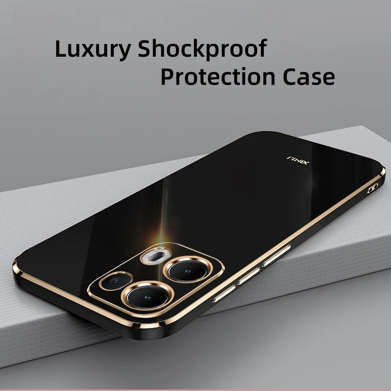 Luxury Shockproof High-Quality Soft TPU Case with Camera Protection
