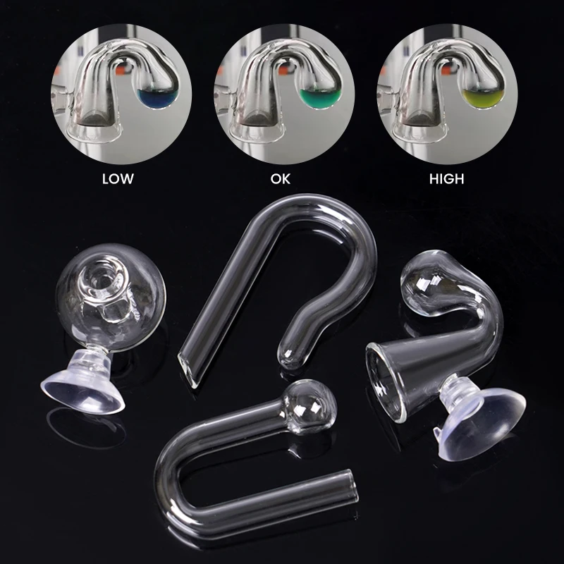 Diffuse Glas Co2 Drop Checker Aquarium Hang On Co2 Monitor Sensor Detektor Indikator für Aquarium Aquatic Planted Tank Test Ph – Detail 3