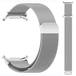 Sleek Metal Milanese Loop Band - Magnetic Textile Bracelet - Galaxy Watch Ultra2 (Silver)