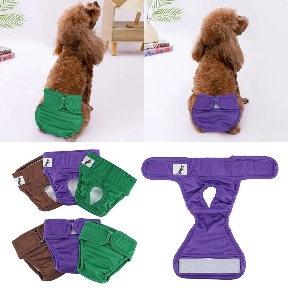 

Large Dog Diaper Sanitary Physiological Pants Washable Female Dog Underwear Pets Dogs Supplies Forudesigns Dog Underwear Diaper