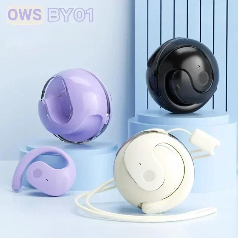 Original BY01 OWS Wireless Bluetooth 5.3 Earphones t26 Long Battery Life Earbuds HIFI Sound quality Headphone Smart HD Call 2