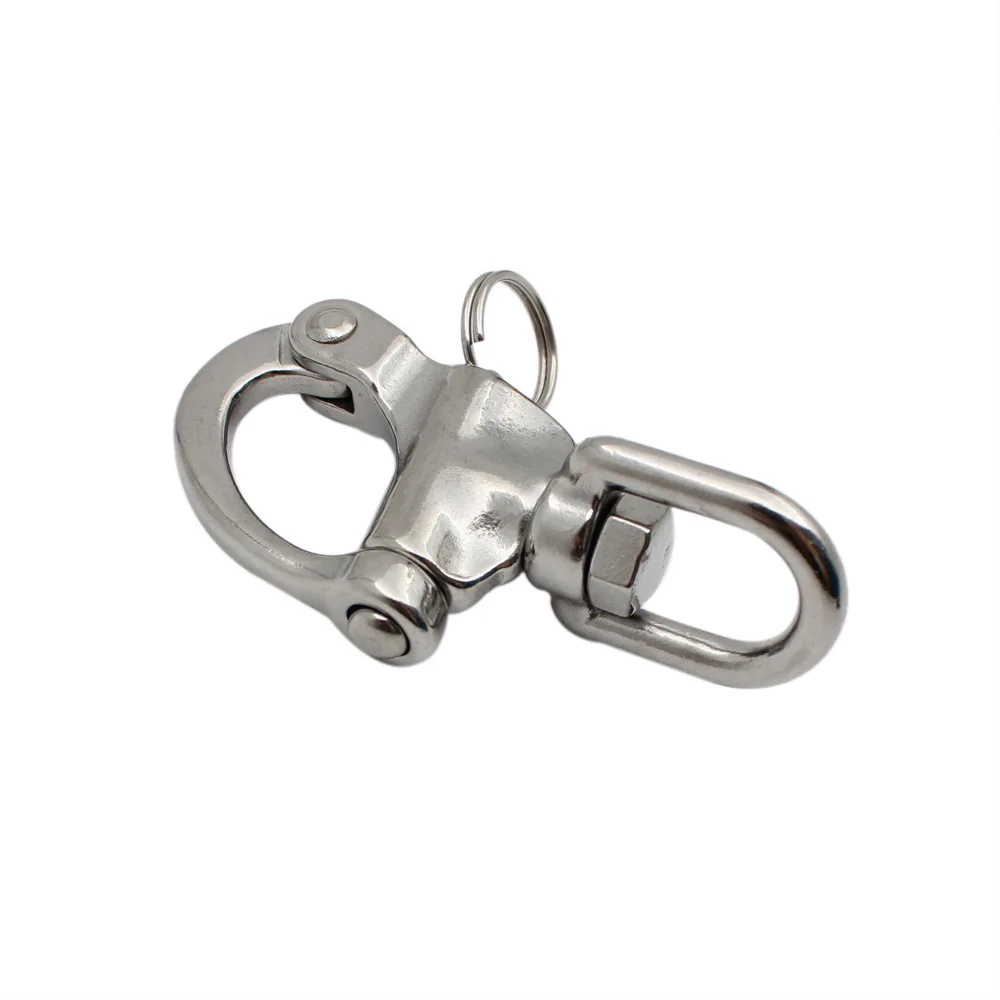 Stainless Steel 316 Ring Rotating Spring Release Buckle