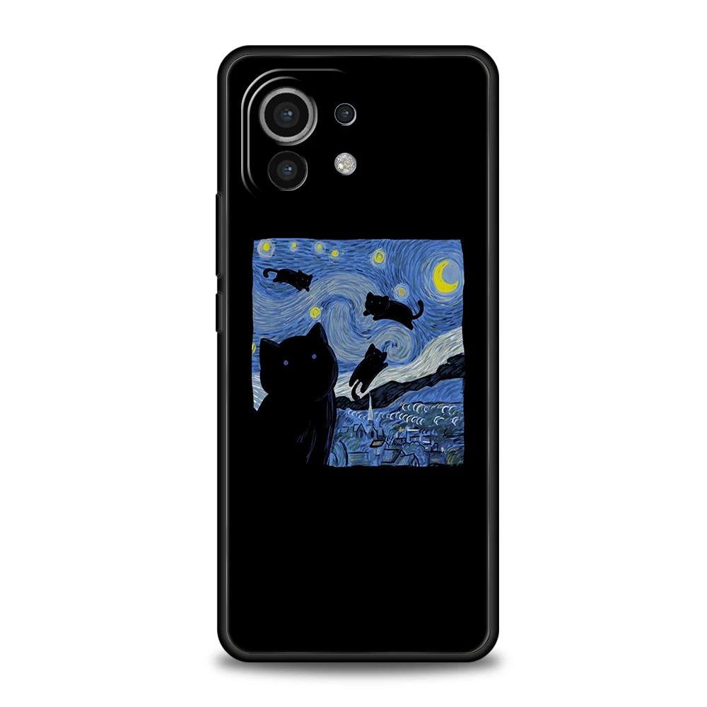 Cartoon Cat Silicone Phone Case Cover