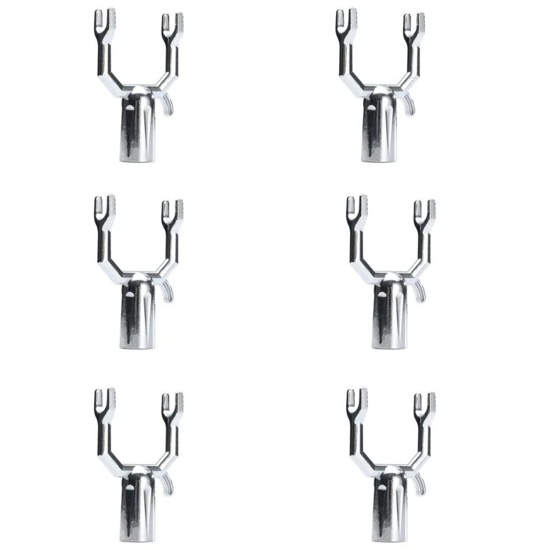 6Pieces Aluminium Tree Stakes for Supporting Youthful Fruit Trees in Gardens