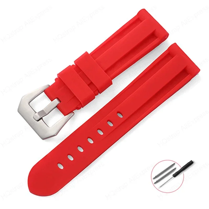 Men's Sport Silicone Rubber Watch Band – Universal Replacement Wristband Bracelet