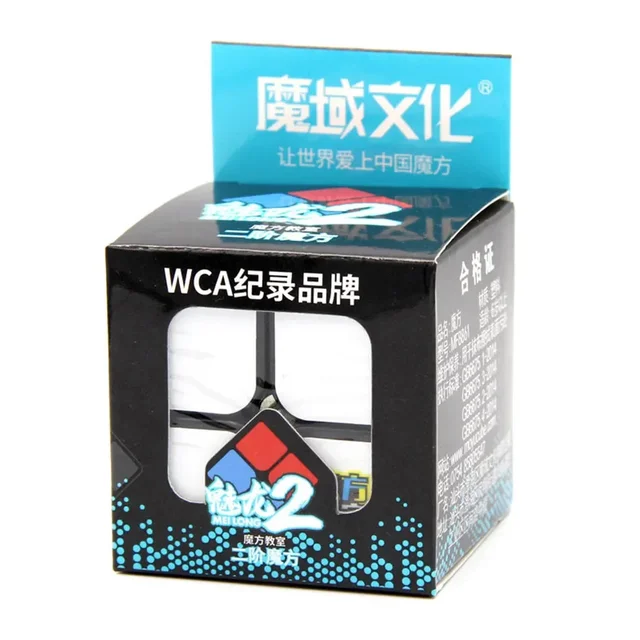 [Picube] MoYu MeiLong 2x2x2 Mini Cube Speed  MeiLong 2x2 Magic Cubes Profession Cube Education Toy Speed 2x2 Magic Cube Moyu 2x2 6