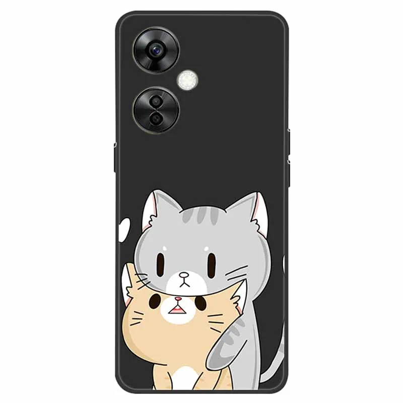 Silicon TPU Soft Phone Cover - Cute Cat Design