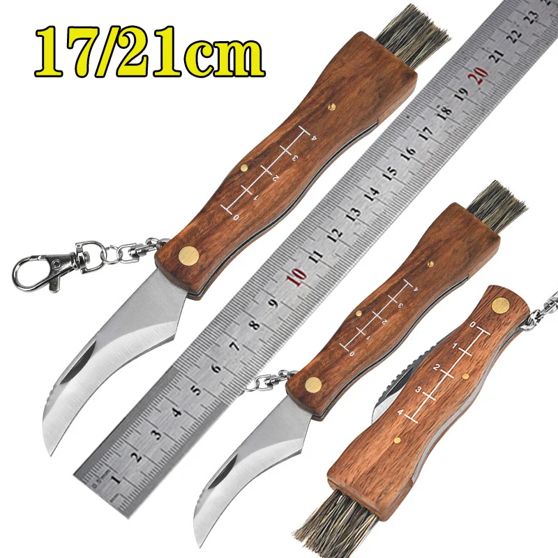 Mini Mushroom Multi Knife Stainless Steel Wooden Handle Sharp Picking Pocket Knife Hard Stainless Steel Multifunctional knife camping knife,portable fruit knife,folding knife,utility knife,folding utility knife,sharp knife,carving knife,kitchen knife,art knife,tactical knife,folding cutter,butterfly knife,wood carving knife,fixed blade knife,surgical scalpel,scalpel knife blades