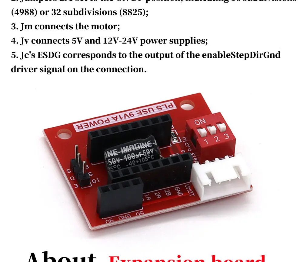3D-Druckerteile A4988 DRV8825 Schrittmotortreiber mit Kühlkörper für SKR V1.3 1.4 GTR V1.0 RAMPS 1.4 1.6 MKS GEN V1.4 Board – Detail 11