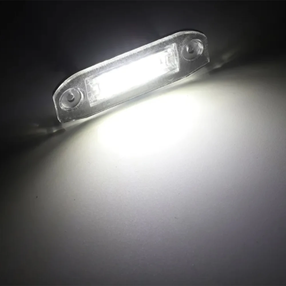 2 sztuki wolne od błędów białe światło LED lampa podświetlająca numer tablicy rejestracyjnej do Volvo S80 XC90 S40 V60 XC60 S60 C70 V50 XC70 V70 LED lampki Tag