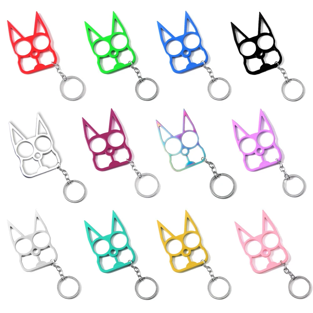 SOMEHOUR 트렌디한 고양이 도구 키체인 오프너, 다기능 장식품, 여성용 가방 키링, 쥬얼리 액세서리 선물, 12 개 도매