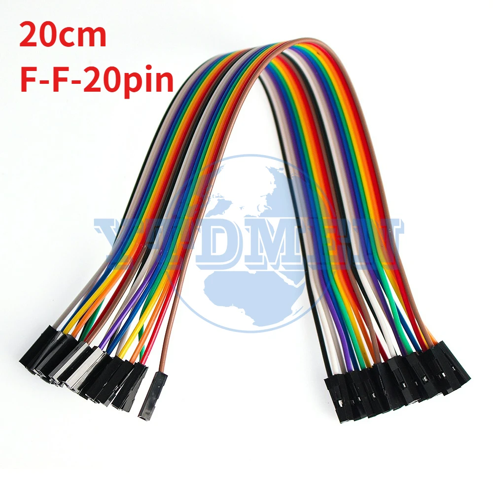 20-Pin Dupont Jumper-Kabel-Set 10cm-30cm Stecker auf Stecker / Buchse auf Buchse / Stecker auf Buchse Dupont-Kabel für Arduino Raspberry Pi DIY – Detail 4