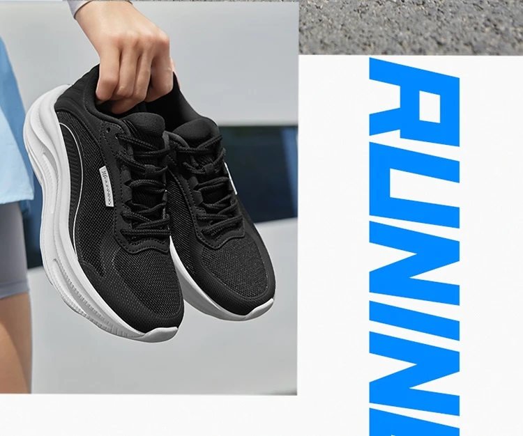 361 Degrees Women's Running Shoes Casual Mesh Anti-slip Lightweight Trendy Thick-sole Rebond Durable Female Sneakers 682532239