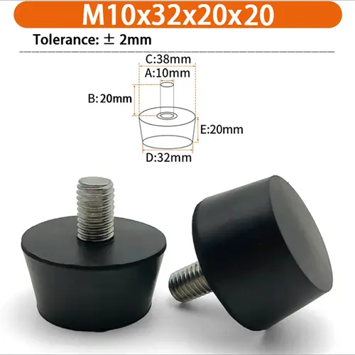 M6 M8 M10 Rubber Adjustable Feet Pad Feet Pad With Screw Table Chair Balck Leveling Foot Pad Furniture Leg Anti-shock Protection - Image 67