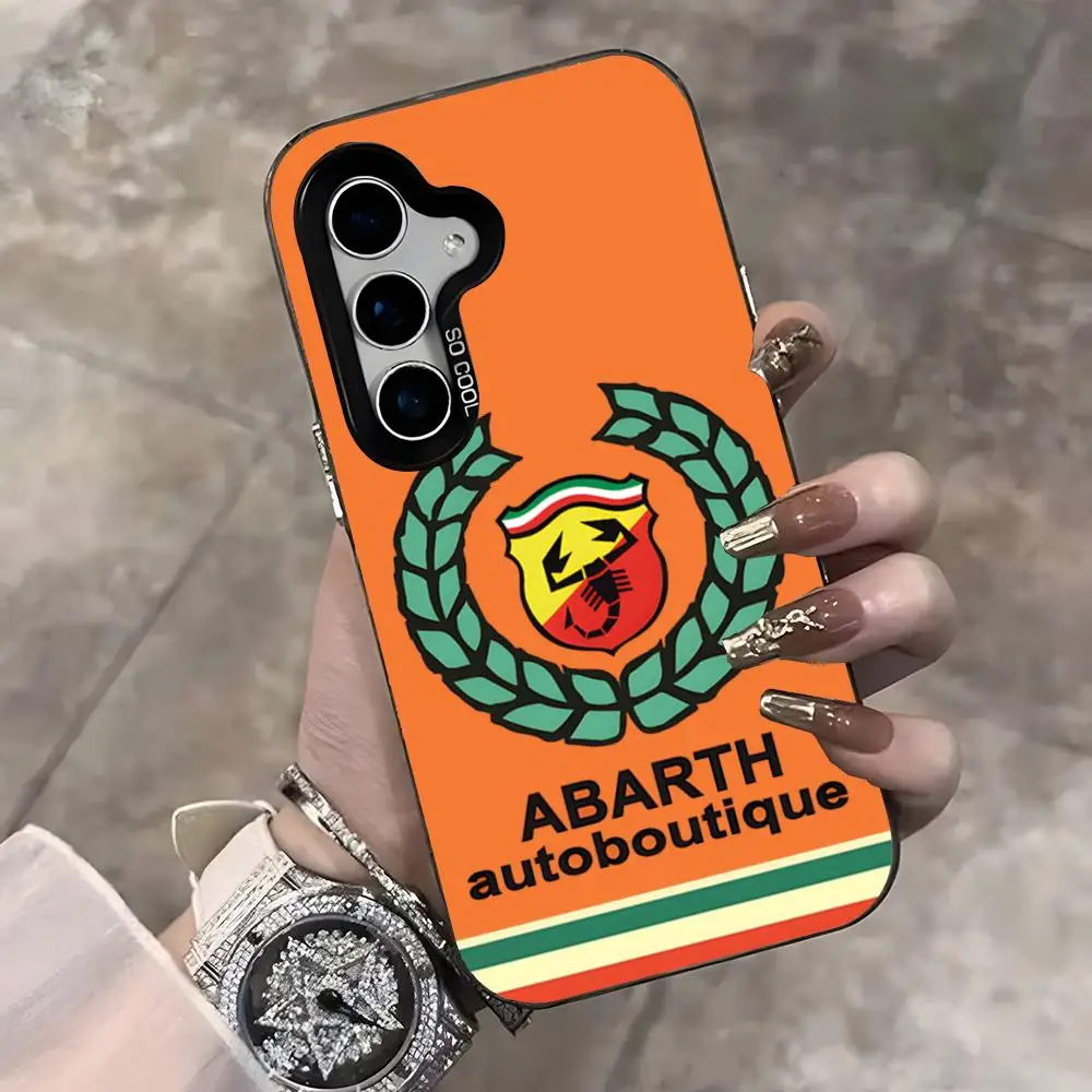 Italy Car Abarth Silver Phone Case - Sleek and Stylish Protection