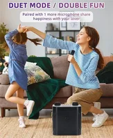 High Power Karaoke Bluetooth Speaker Portable 360 Stereo Surround Wireless Subwoofer with 2 Microphone Boombox Child Home Gift - Image 3