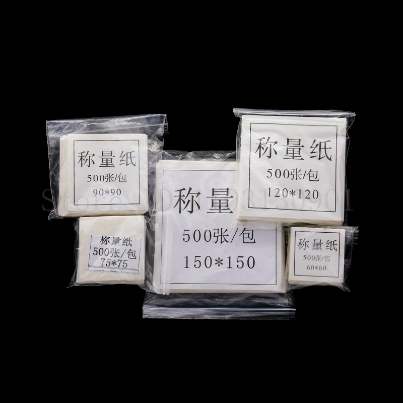 실험실용 스퀘어 스무스 설페이트 페이퍼, 무게 측정지, 60mm, 75mm, 90mm, 100mm, 120mm, 150mm, 200mm, 1000 개, 2 팩/로트