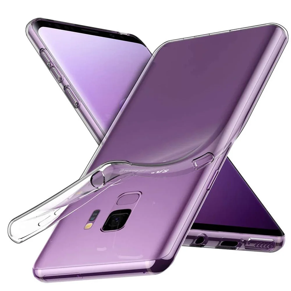 Transparent Clear Phone Case with Bumper Protection and Scratch-Resistant Back Cover