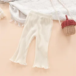 Infant & Toddler Solid Color Stretch Trousers - 18-24M (White)
