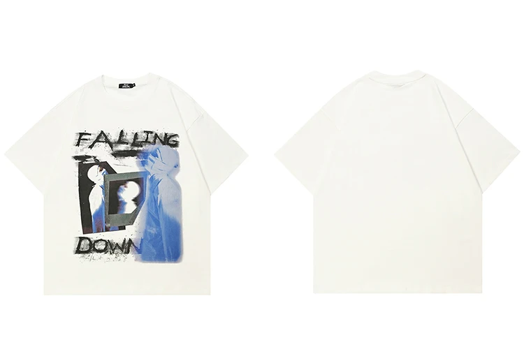 Falling Down Abstract Graphic T-Shirt 3 Falling Down Abstract Graphic T-Shirt S4f2d47b5255e4ba4bba72d136a244dc4Z