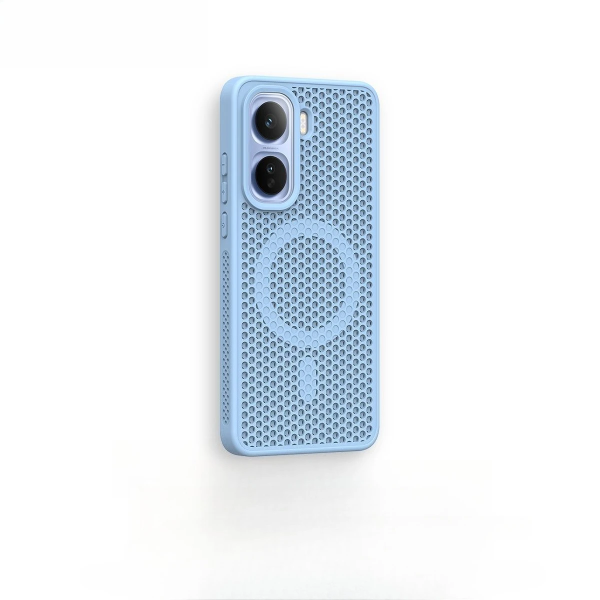 Stylish Magnetic Honeycomb Heat Dissipation Skin-Friendly PC Phone Case Bumper Cover