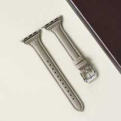 Elegant Women's Slim Leather Strap for 49mm-42-44-45mm (09)