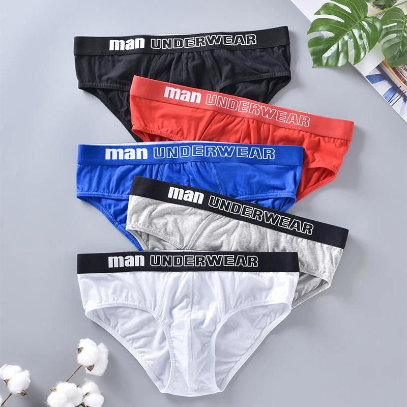 Men underwear 6pcs/Lot Sexy Underwear for Men Briefs Cotton Men's Sexy Panties Fashion Gay Underpants Male Soft Panty Bikini Brazilian