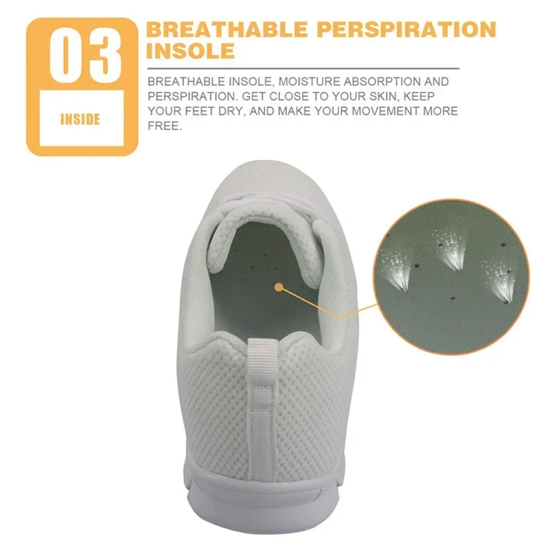 Pride Sneakers Tenis Feninino Women's Casual Lacing Flats Shoe Rainbow Print Comfortable Mesh Sneaker For Teen Girl