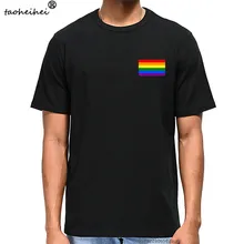 Męska Gay Pride flaga T koszula lesbijek Rainbow Lgbt Tshirt T-shirt z nadrukiem Unisex miłość to miłość Lgbt odzież Drop Ship tanie i dobre opinie REGULAR Nylonowa bawełna CN (pochodzenie) Lato COTTON SHORT Z elementami naszywanymi tops Z KRÓTKIM RĘKAWEM Stałe Na co dzień