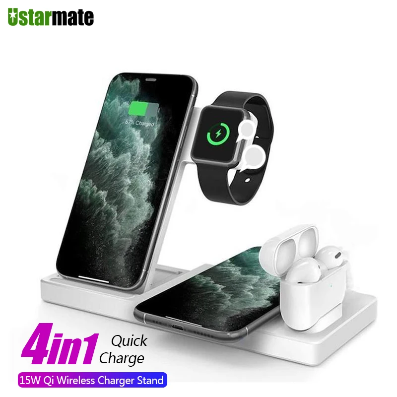Support De Chargeur De Téléphone, Support De Charge Rapide Sans Fil