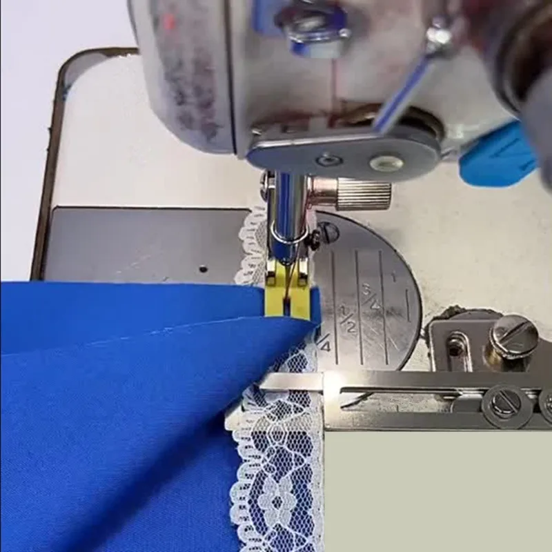 Inserting Aid Zipper Seam Guide Piping Binding Sewing Lace Webbing Of Quilt Cover Industrial Sewing Machine Flat Car Adjustable