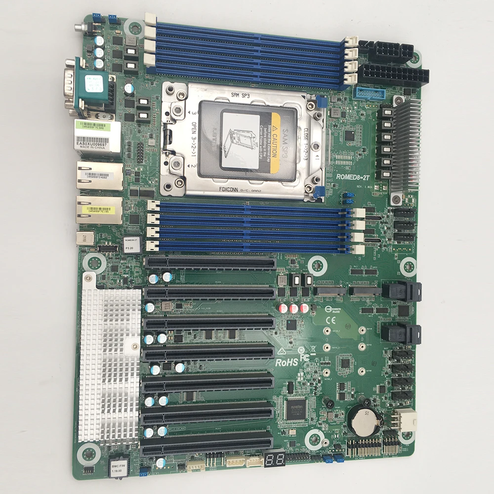 For Asrock ROMED8 2T Server Workstation Motherboard SP3 LGA4094 DDR4 ...