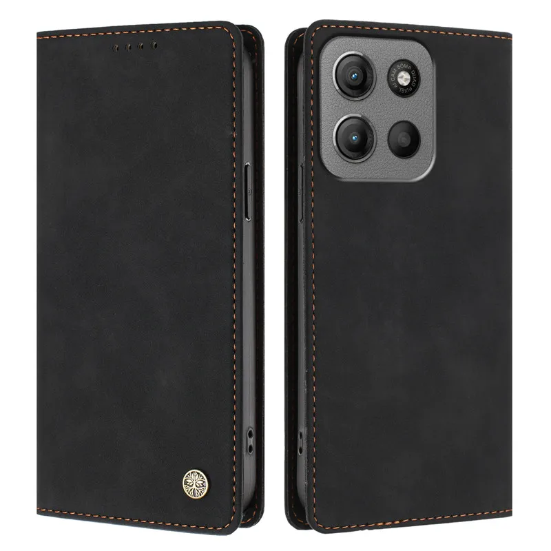Luxury Magnetic Leather Wallet Flip Phone Case - Shockproof & Stylish Cover