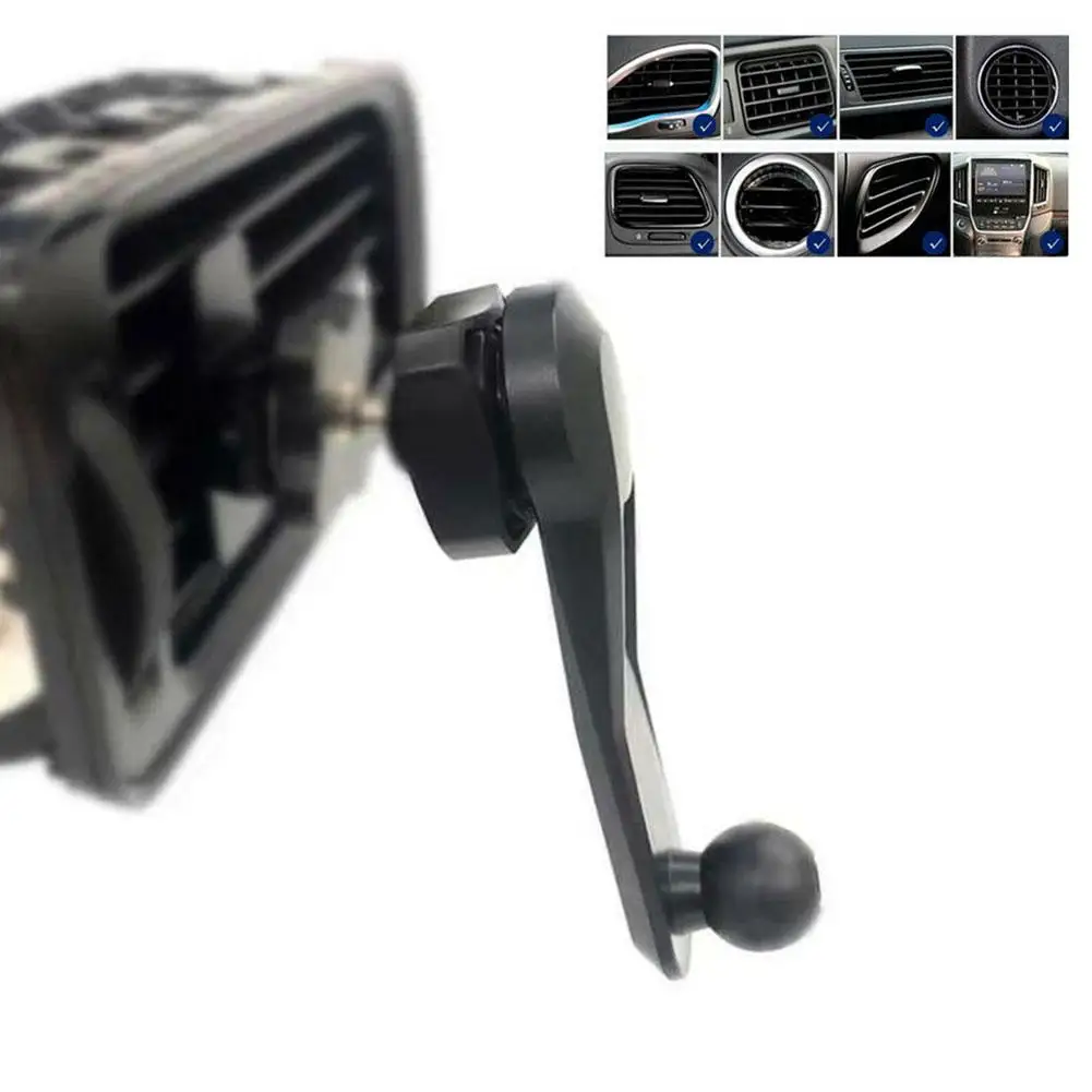 Ball Head Magnetic Car Phone Holder 17mm Magnet Mount Mobile Cell Phone Extension Bracket Car Air Outlet GPS Smartphone Stand mobile phone holder phone holder