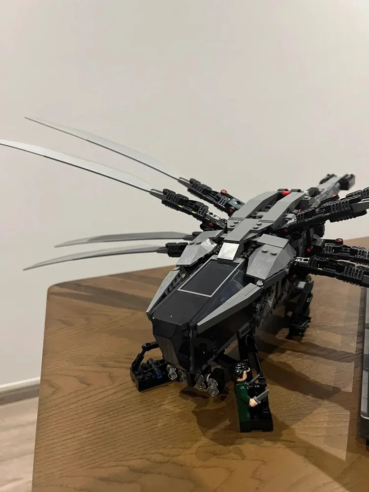 Dune Royal Ornithopter 빌딩 블록, 헬리콥터 전투기 비행기, 어린이 소년 조립 장난감 선물 10327, 1369 개