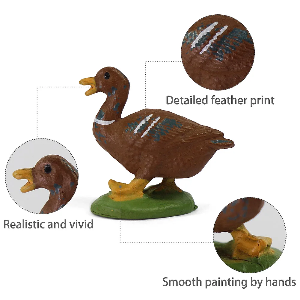 pces pintados escala pvc modelo pintados pato galinha galinheiro ganso escala animais domésticos aves modelo ferroviário layout