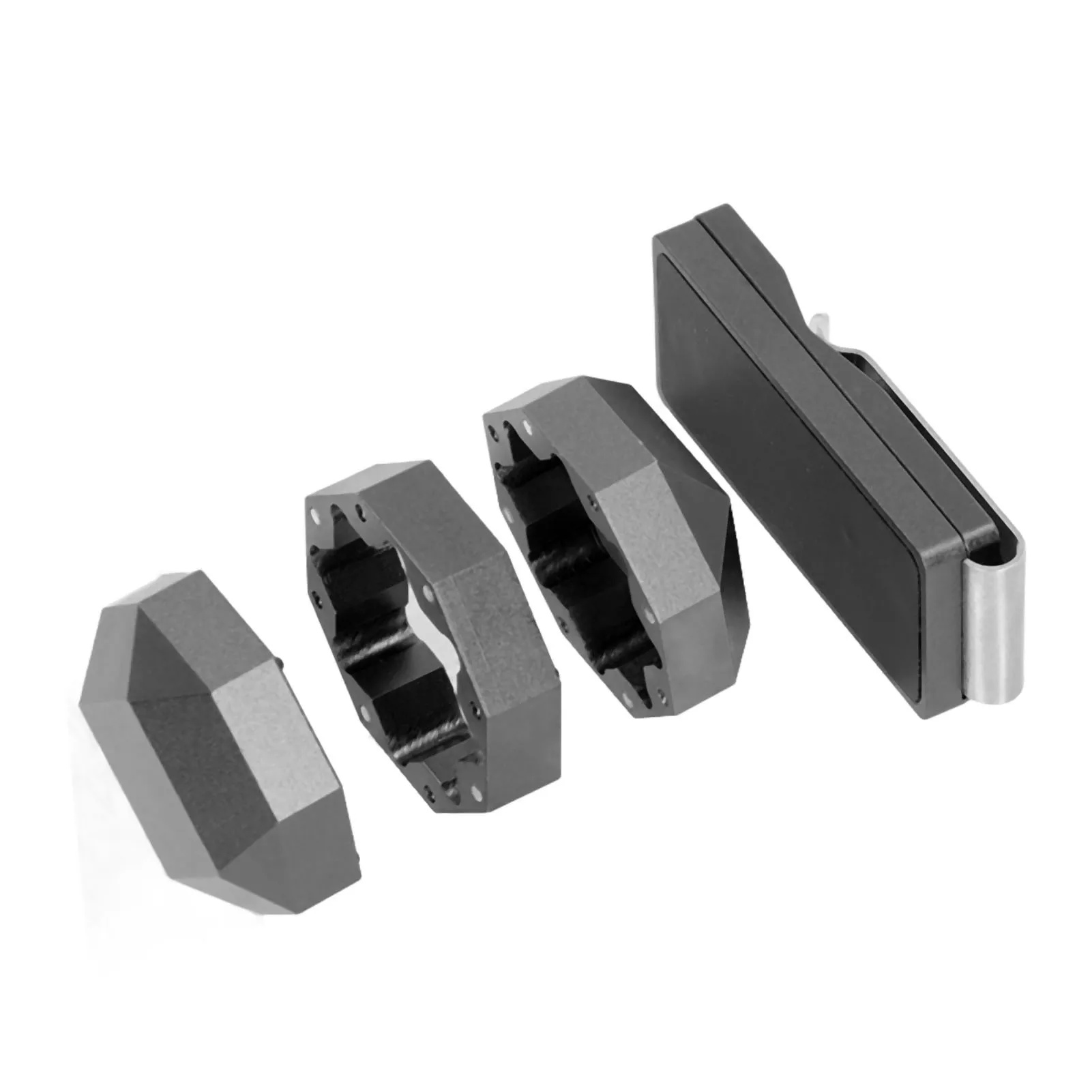 Pool Chalk Clip 3 Layers Aluminum Universal Billiard Chalk Holder Drop Resistant Wear Resistant for Billiard Accessories