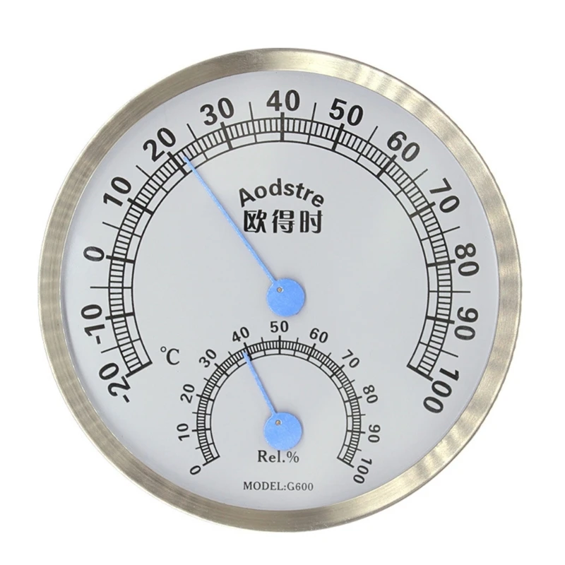 Indoor Thermometer Hygrometer Large Display Dial-Type Humidity Temperature Meter shower head temperature gauge 5℃ 85℃ bath led screen display water faucet thermometer battery operated fahrenheit celsius meter