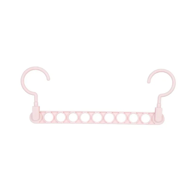 9 hole magic clothes hanger multi-function folding hanger rotating clothes hanger wardrobe drying clothes Hanger Home Organizer 5