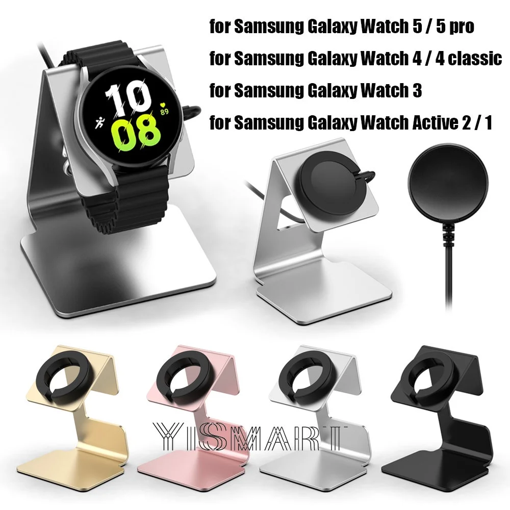 

Charger Stand for Samsung Galaxy Watch 5 Pro Charging Cradle Holder Dock Bracket for Galaxy Watch 4 3 Classic Active 2 Cable