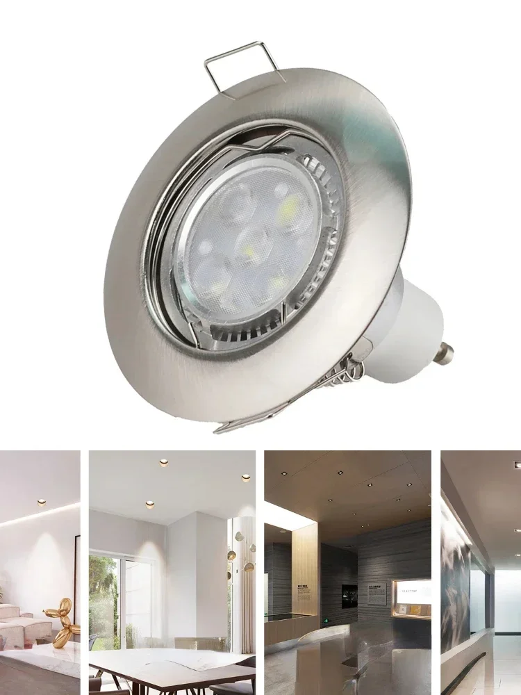 Description Picture 5 of itemGu10 Lamp Holder Gu10 Surface Downlight Frame Ceiling Light Fitting Spotlight Frame Housing Downlight Zinc Alloy