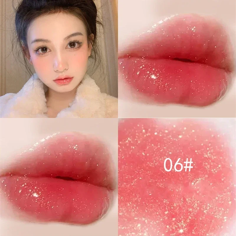 Mirror Water Light Lip Gloss Transparent Glass Lasting Moisturizing Waterproof Liquid Lipstick Pearlescent Fine Shine Lip Glaze 4
