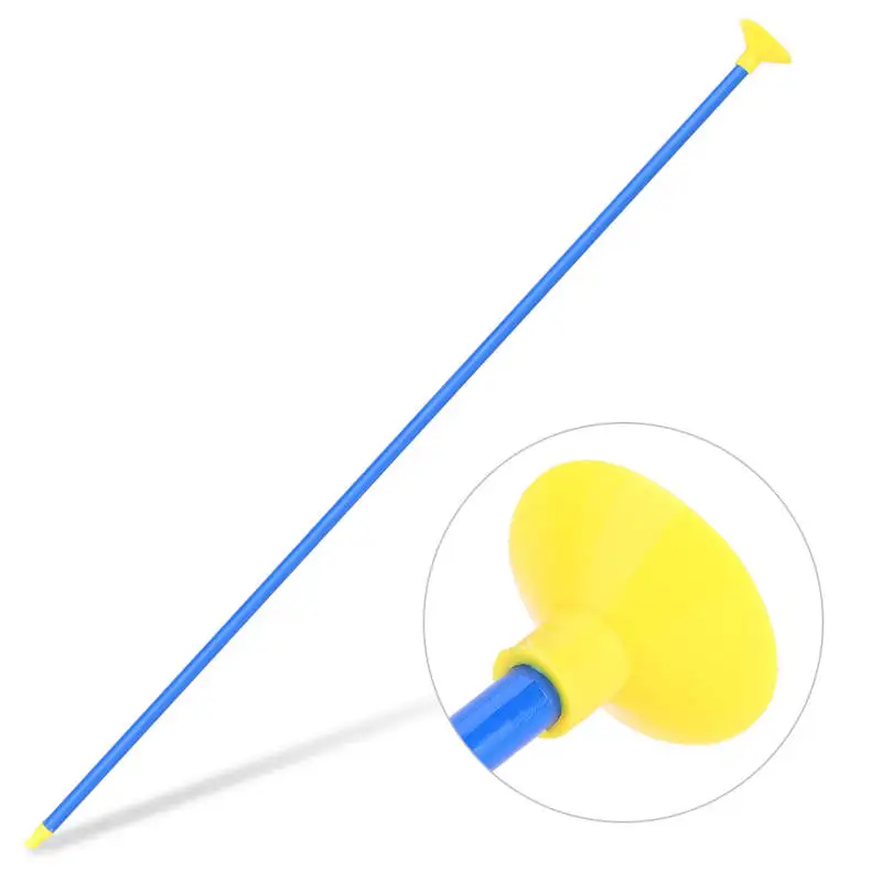 6/12/24 pièces flèches à ventouse de tir à l'arc ID6mm flèches à ventouse en fibre de verre pour la pratique du tir à l'arc en plein air pour enfants  18