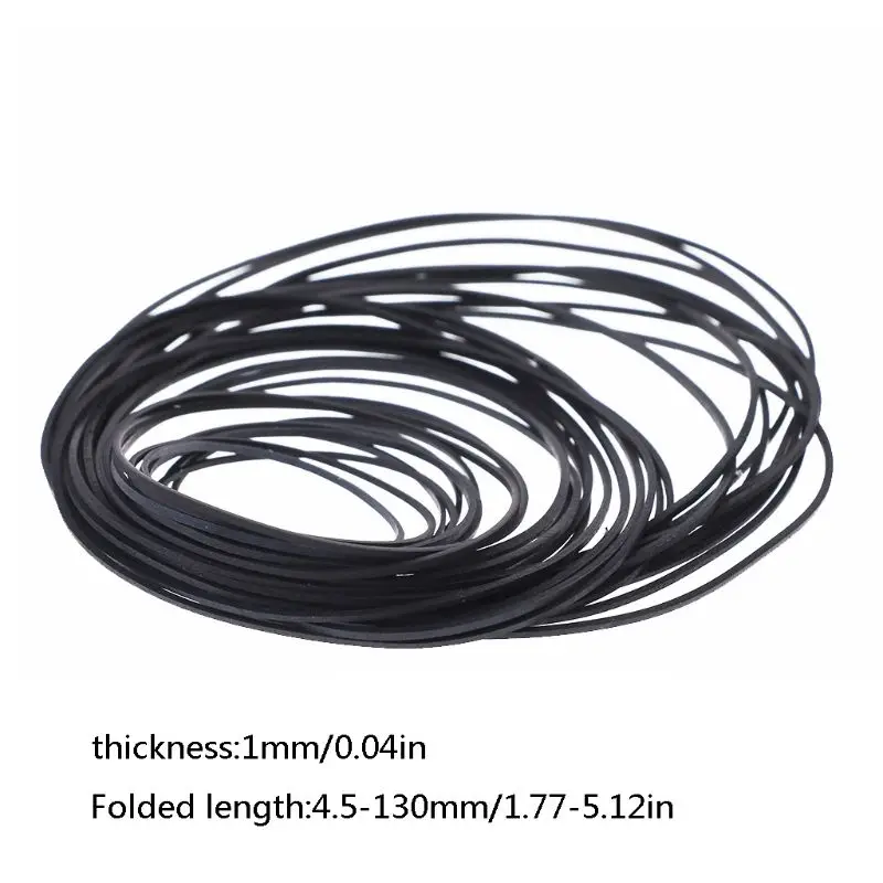 Cassette Tape Belt 50Pcs 45-130mm for CD DVD Recorders Walkman