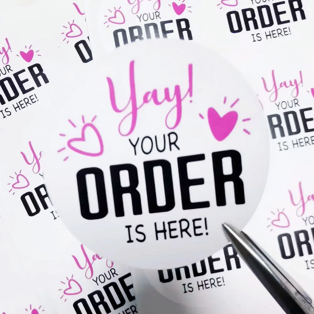 120pcs Your Order is Here Stickers 1.5 inch thank you Stickers ...