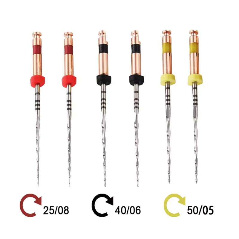 1個 歯科用往復回転式ファイル エンドニッケルチタン製歯科用ファイル