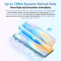 هاتف ذكي OSCAL TIGER 12 Android13 Helio G99 بشاشة 6.78 بوصة 120 هرتز 2.4K هاتف محمول بشاشة 16 جيجابايت (8 + 8 جيجابايت) وذاكرة وصول عشوائي 256 جيجابايت وذاكرة قراءة فقط 64 ميجابكسل 4 جيجابايت 6
